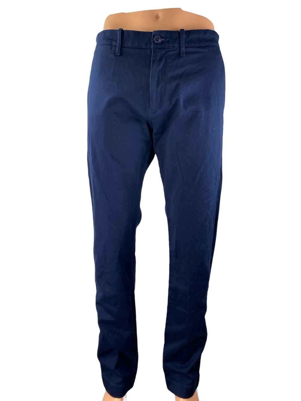 NEW J.Crew Stretch Men's Blue High Rise Straight Chino Khaki Trousers Pants 34